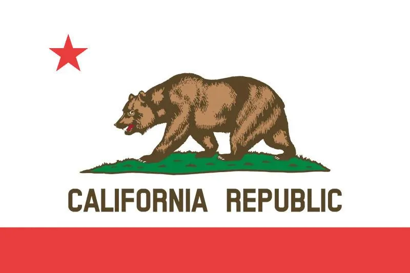 the california state flag