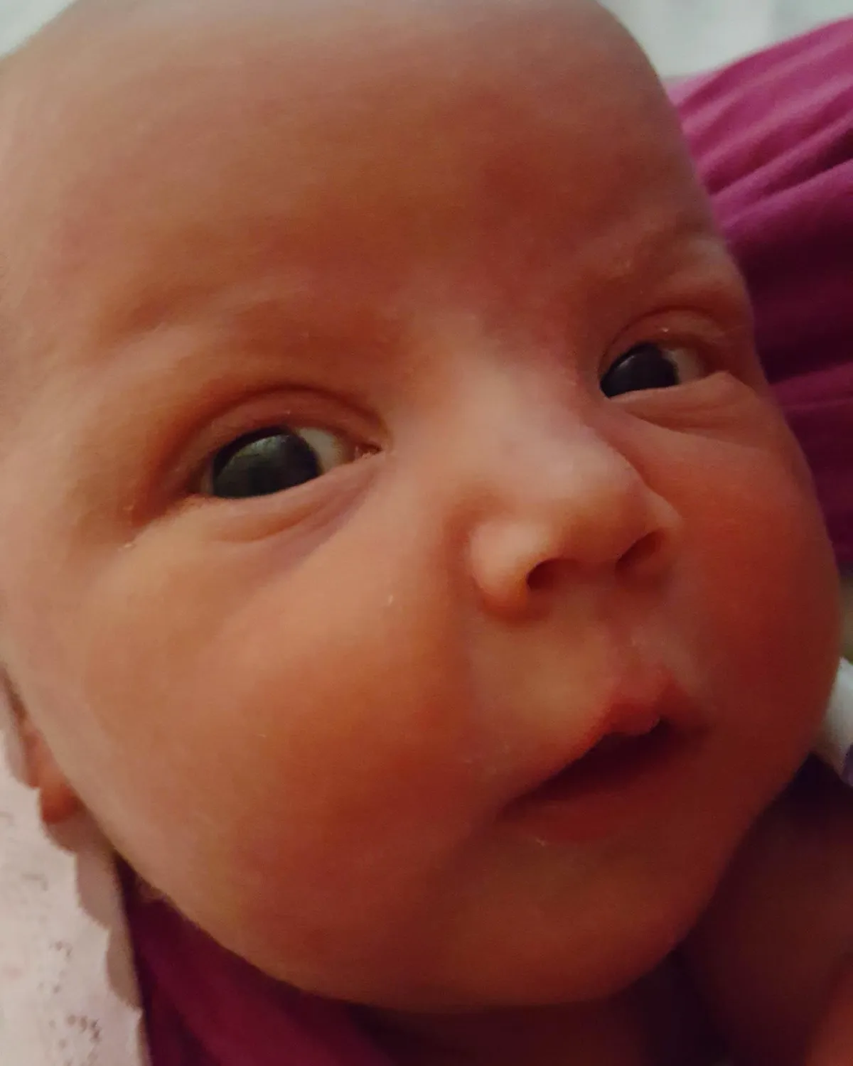 Ellie Love smiling at her mama