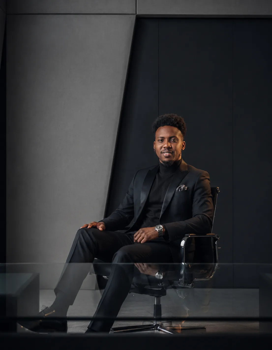 Professional lifestyle image of an executive