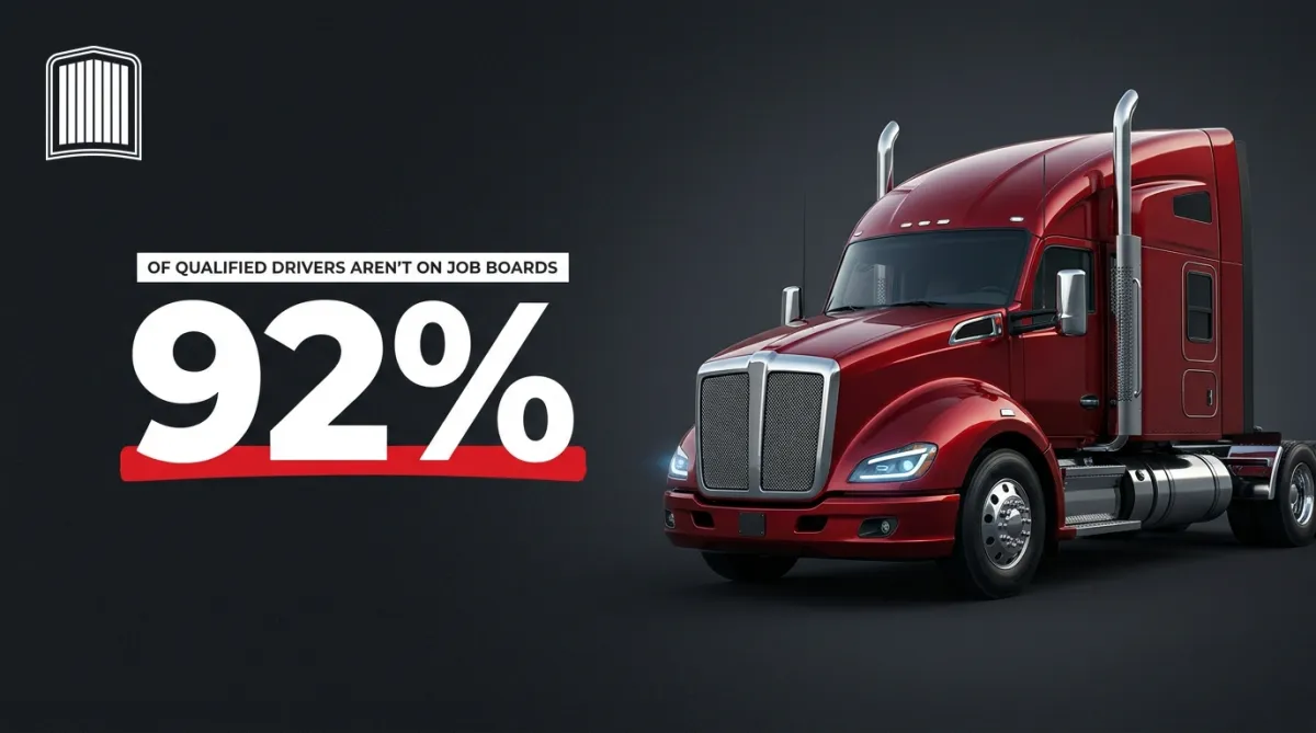92% of qualified truck drivers are not on job boards, GetTruckDrivers