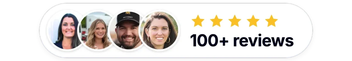 Five stars from 100+ reviews