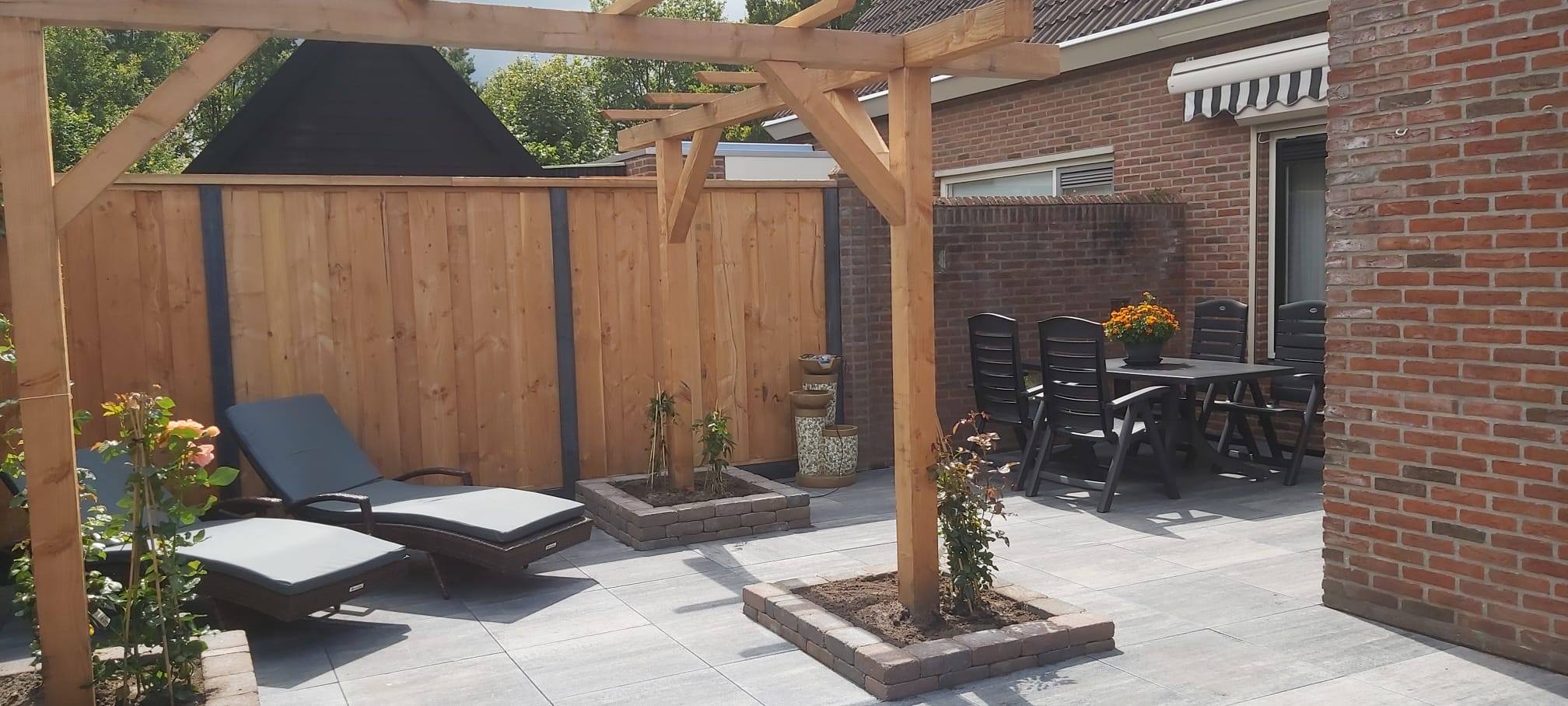 two yellow t-cranes under blue sky