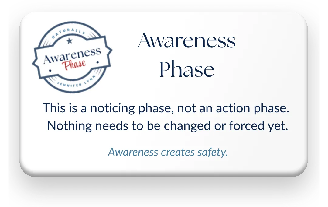 Hormone awareness decoder illustration showing body icons and markers indicating common signs of imbalance