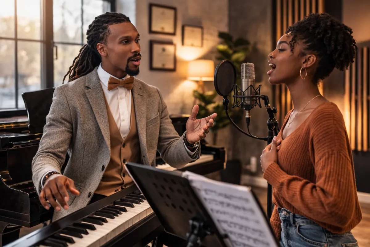 Dancer in private coaching session