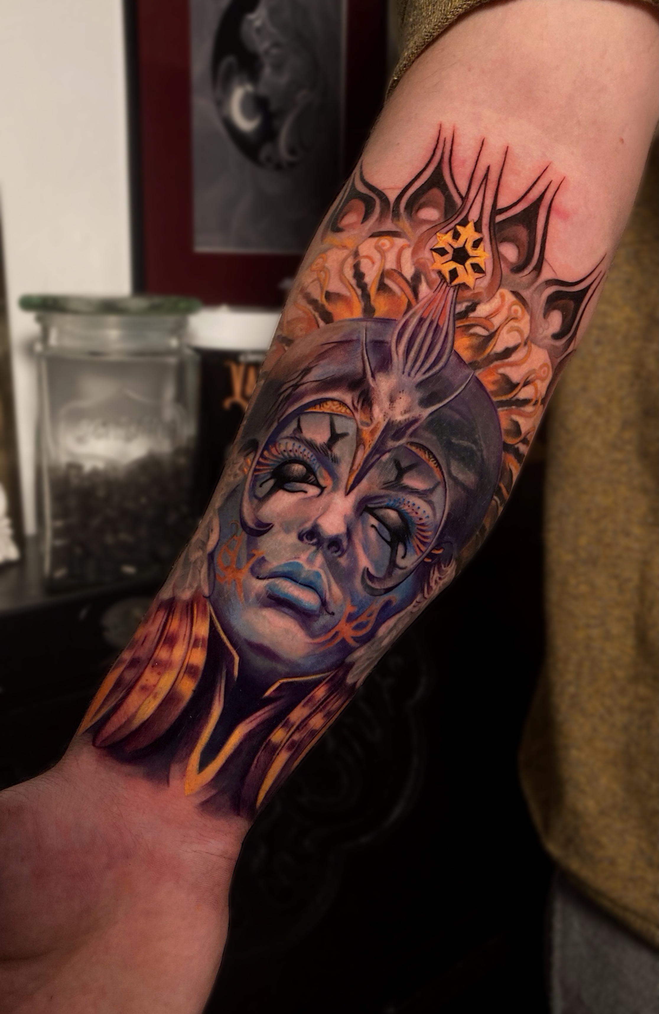 A sign that is on the side of a building