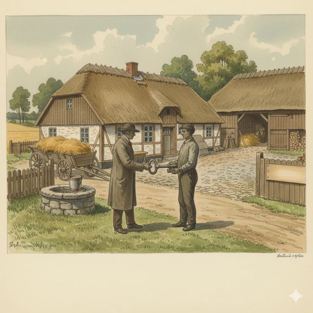 Stimmungsvoll eingerichteter Frühstückstisch mit Kaminlicht, Teller und Tassen in warmem Setting, 3:2 Format, fotorealistische Darstellung für die News-Illustration, einladende Farben.