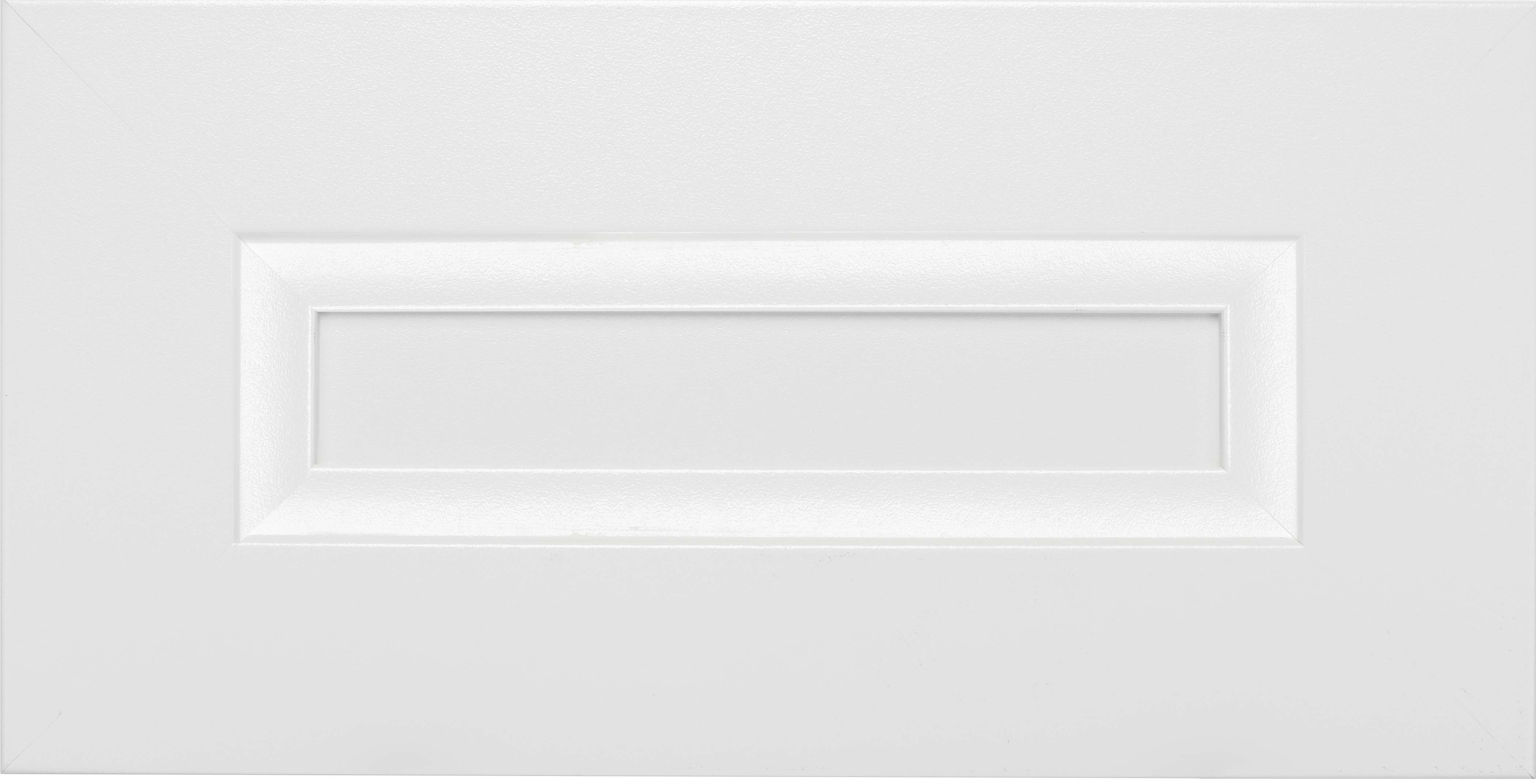 White Allegera custom closet door style for built in wardrobes in Pompano Beach