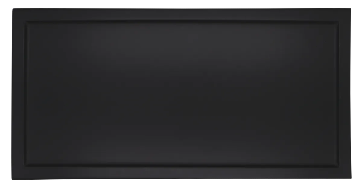 Black classic shaker door profile for premium closet organizers in Dania Beach