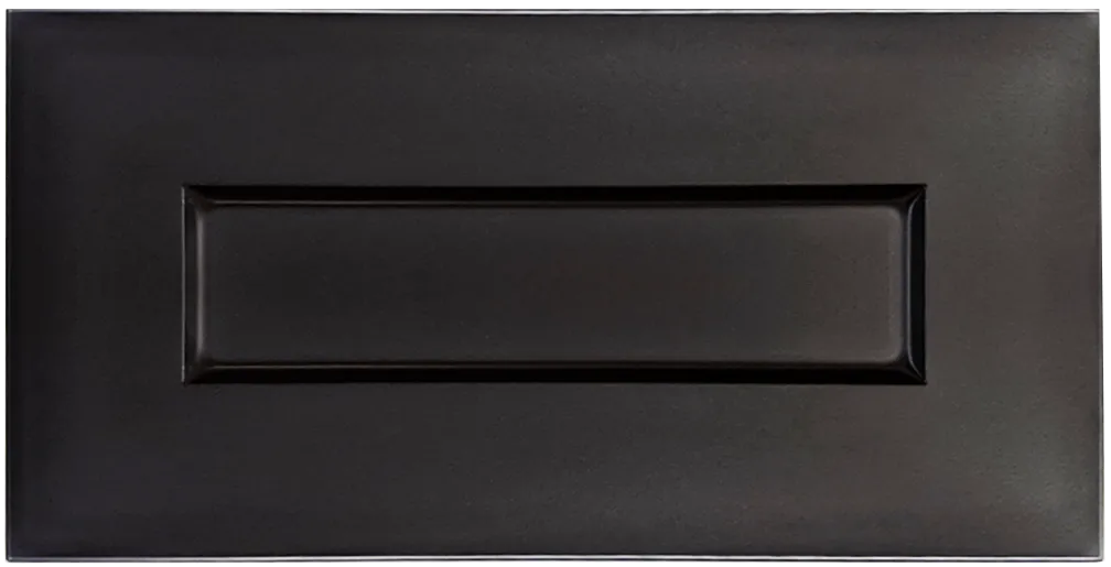 Black one piece shaker drawer front for modern walk in closets in Parkland