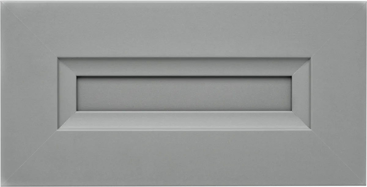 Cloud gray Allegera custom closet drawer front for premium wardrobes in Coconut Creek