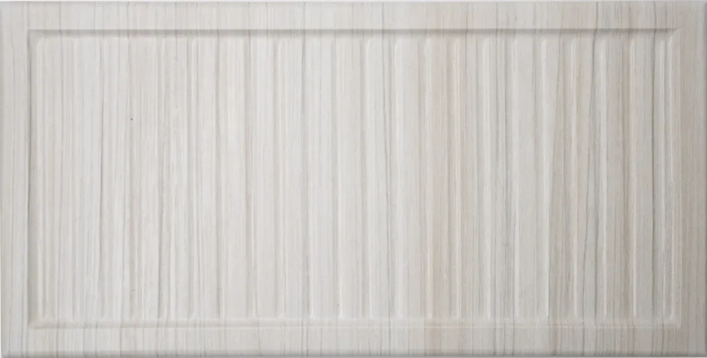 Arctic white reeded slim shaker drawer front for custom closets in Pembroke Pines