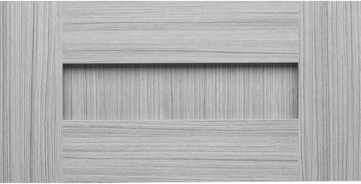 Concrete finish classic shaker door profile for master closet organization in Sunrise