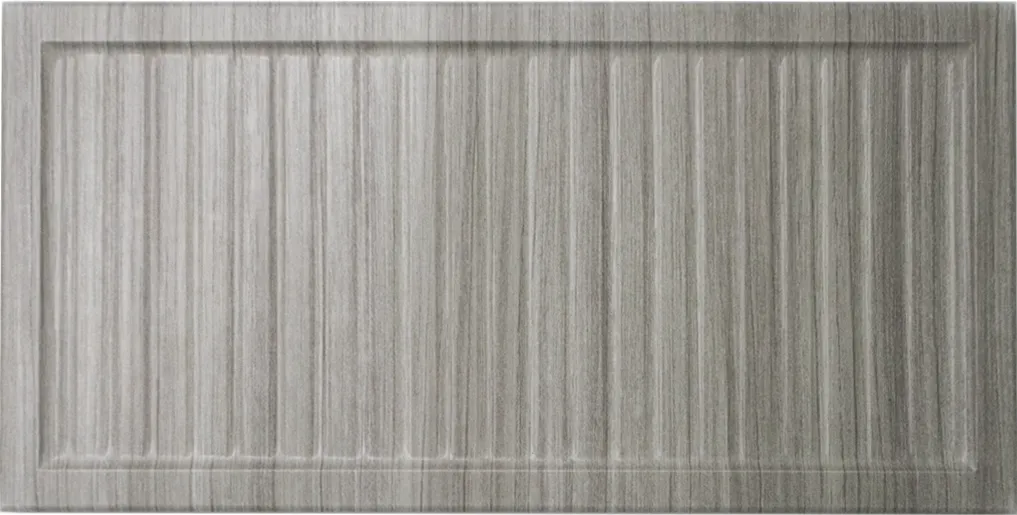 Concrete luxury style reeded slim shaker door for custom closets in Boca Raton