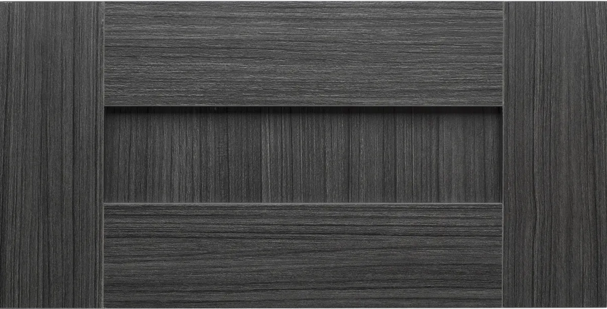 Licorice classic dark wood shaker style cabinet door for custom closets in Davie
