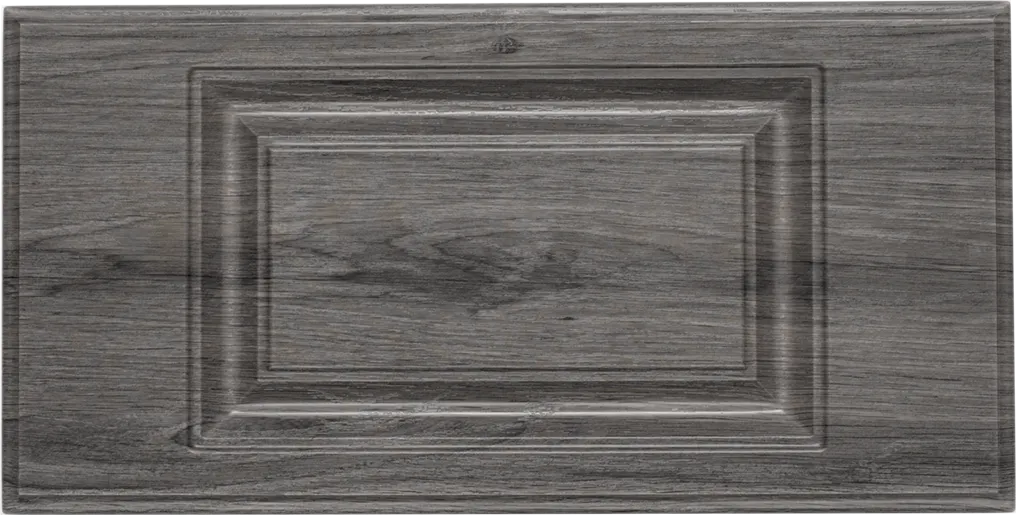 Ash traditional raised panel grey wood door for luxury closet systems in Fort Lauderdale