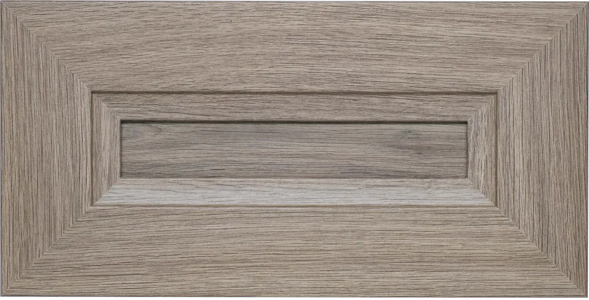 Drift wood Allegera textured custom closet door style for built in wardrobes in Delray Beach