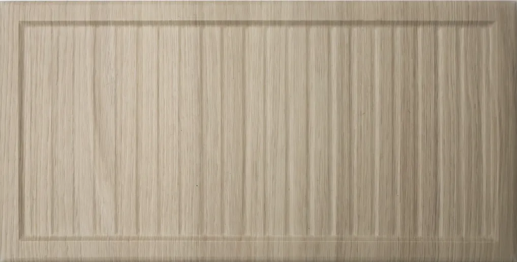 Dune textured neutral reeded slim shaker door style for custom closets in Boca Raton