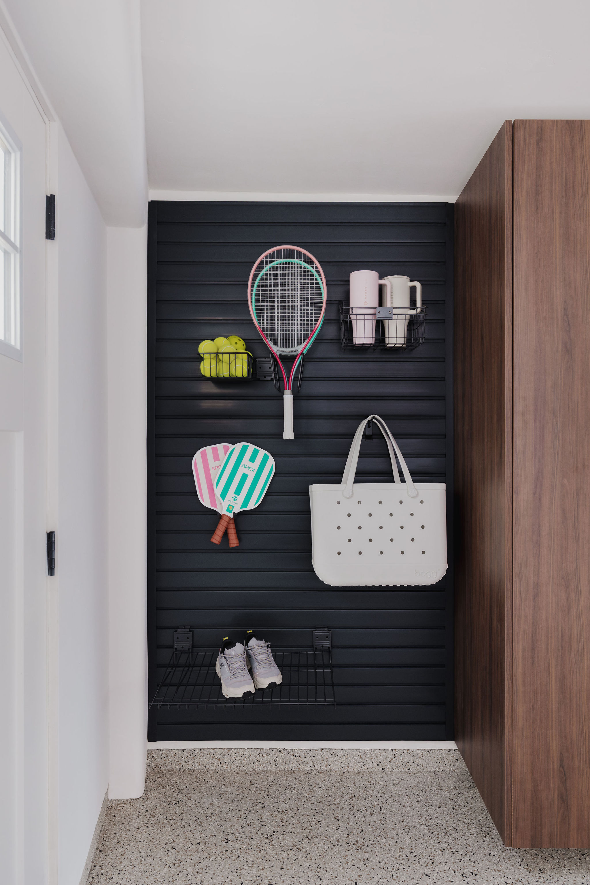 Garage tool organization and sports equipment storage walls in Delray Beach