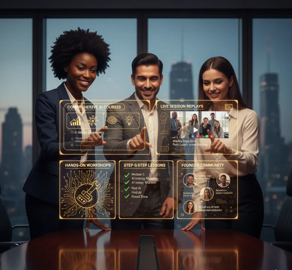 three person standing near wall inside building