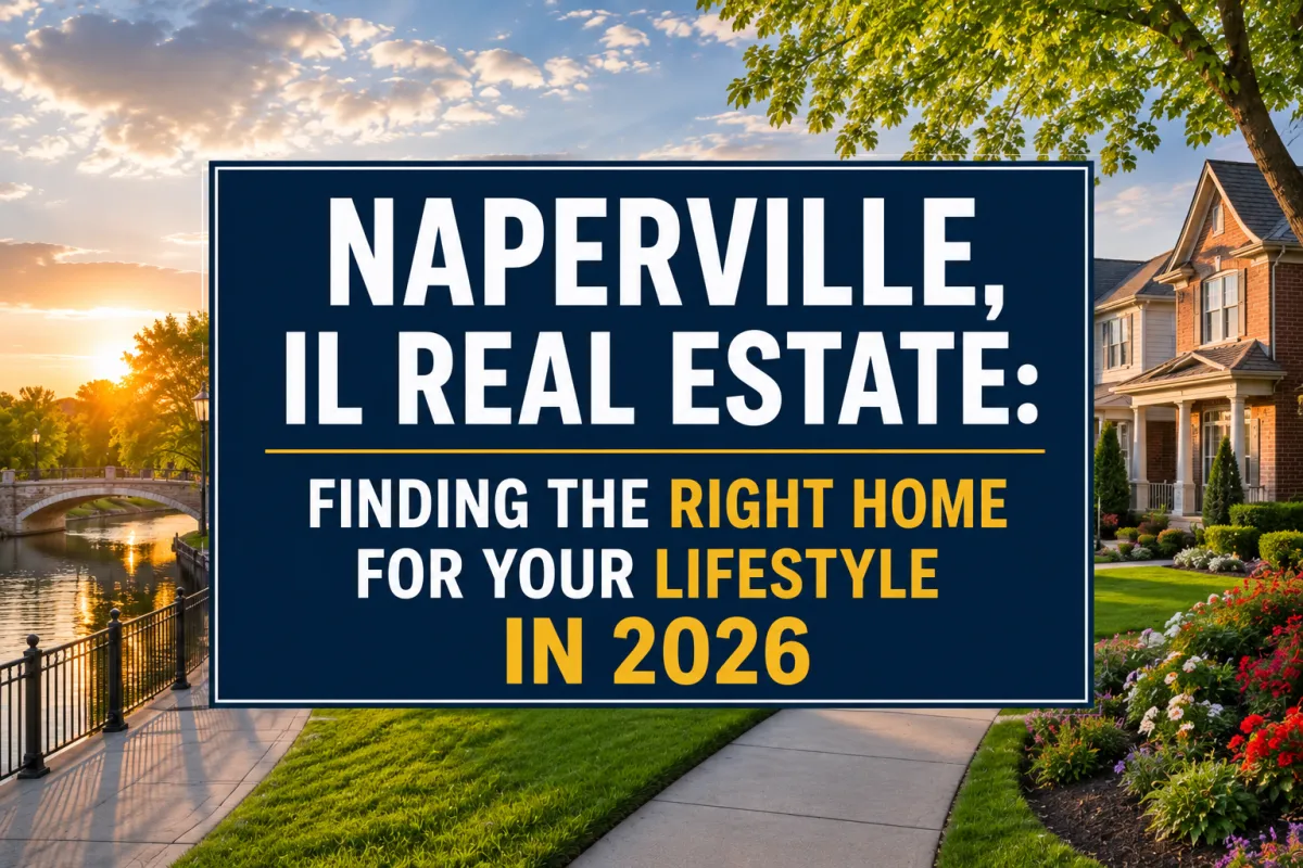 Naperville IL real estate guide for finding the right home and lifestyle in 2026