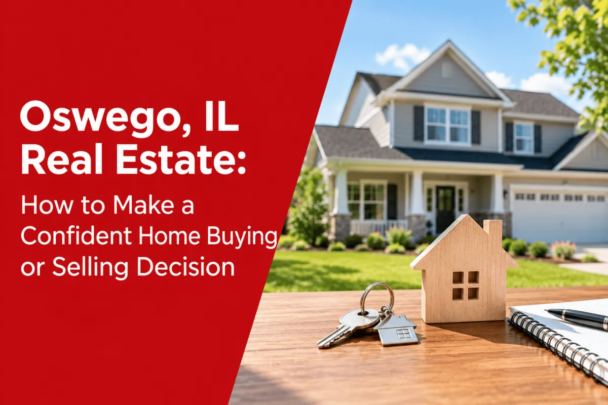 Oswego IL real estate agent helping homebuyers and sellers make confident decisions