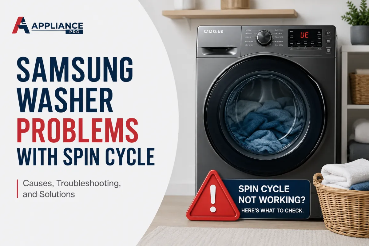  Samsung Washer Problems 2026: Spin, Load and Error Codes 