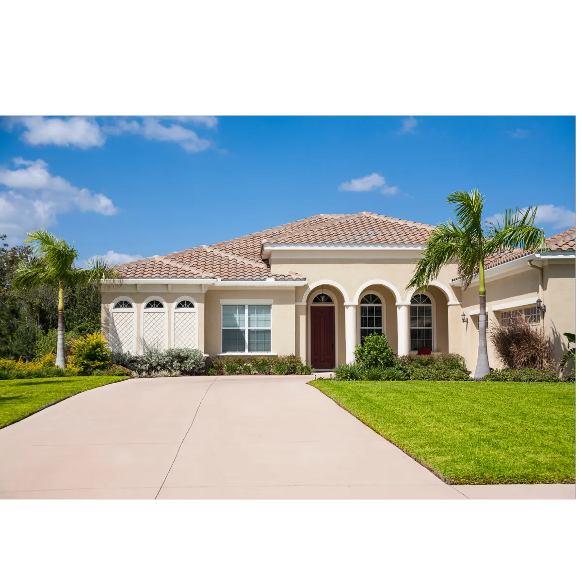 house with stucco 