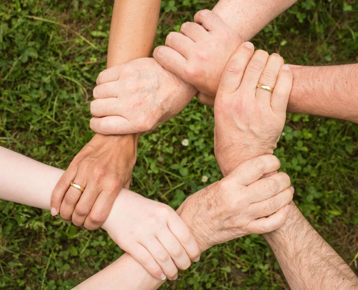 joining hands to create a communiy