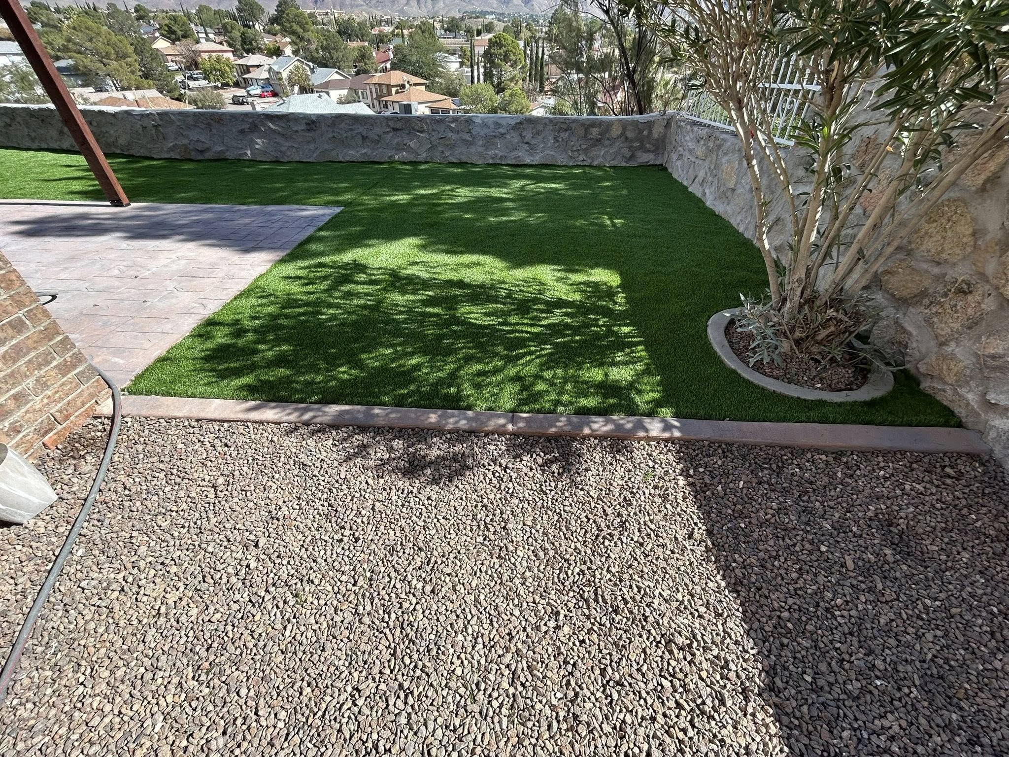 Synthetic Grass Installation in El Paso, TX by Richys Concrete