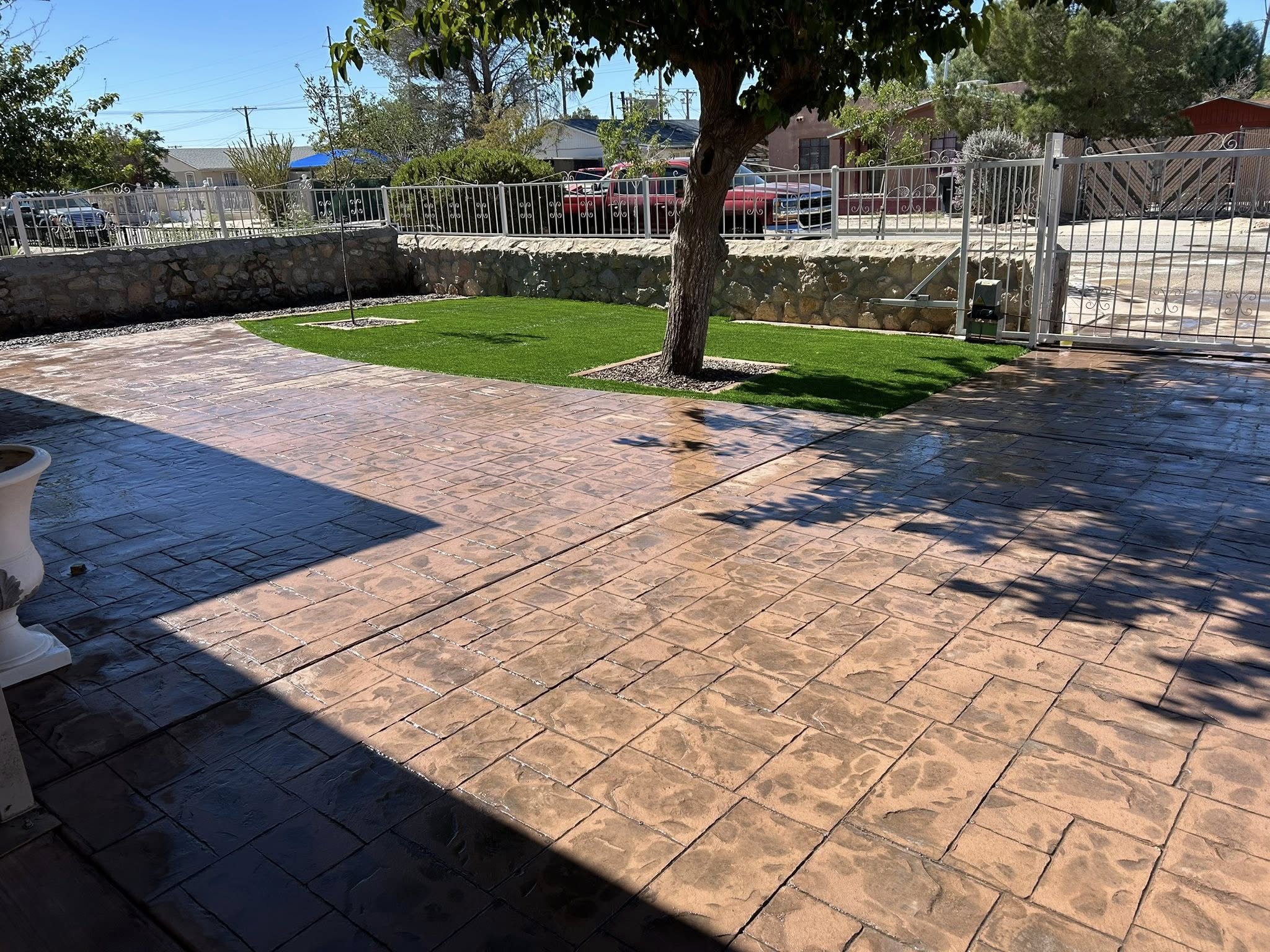 Concrete installation in El Paso TX for residential property