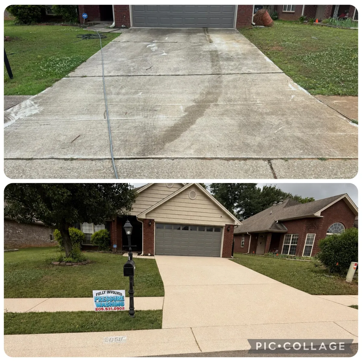 Driveway Pressure Washing in Birmingham AL