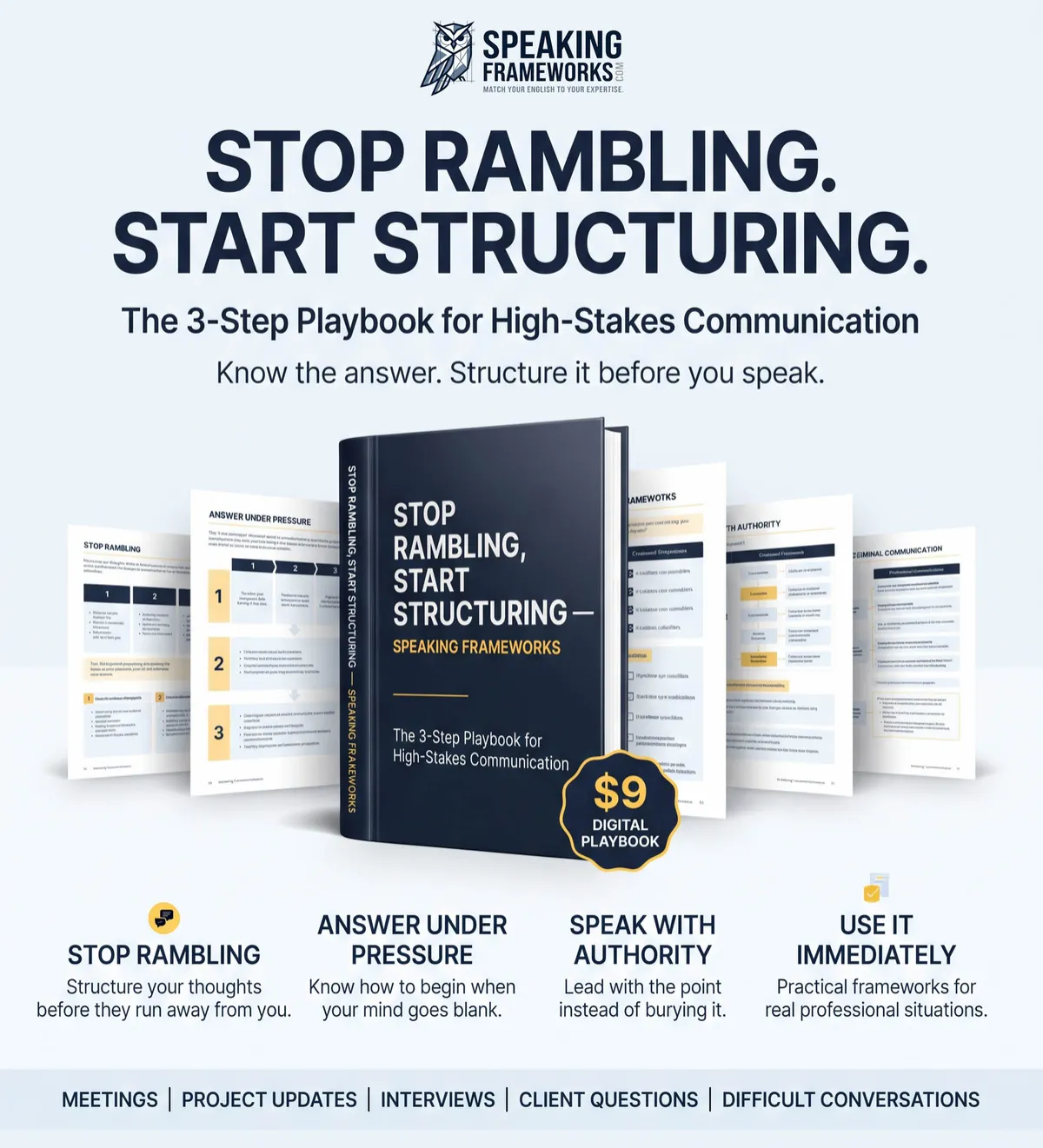 how to stop rambling