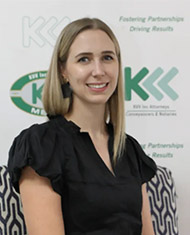 Image of KVV conveyancer Michelle van Dalen