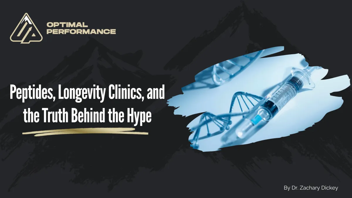 Peptides, Longevity Clinics, and the Truth Behind the Hype