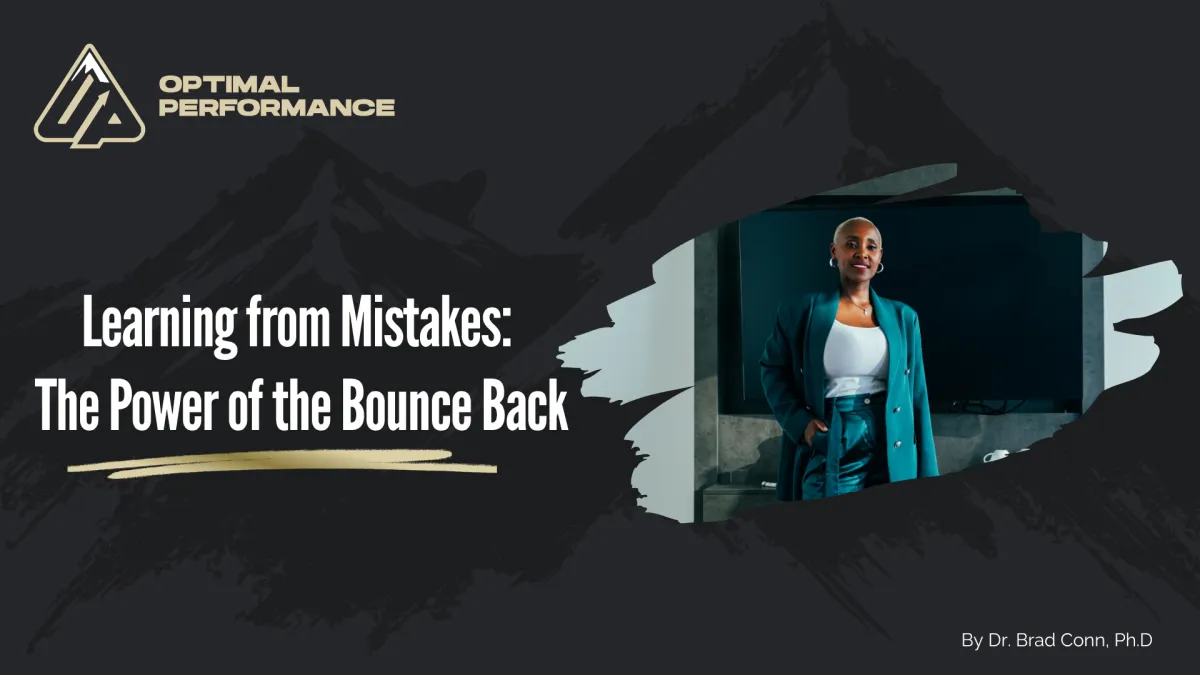 Learning from Mistakes: The Power of the Bounce Back