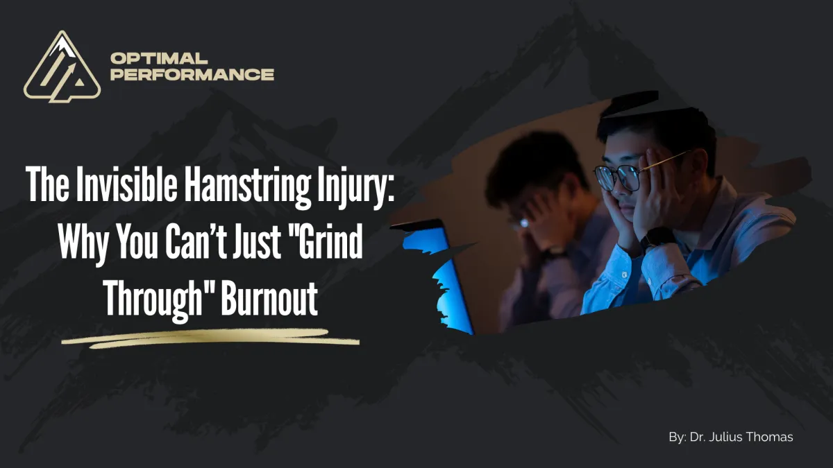 The Invisible Hamstring Injury: Why You Can’t Just "Grind Through" Burnout