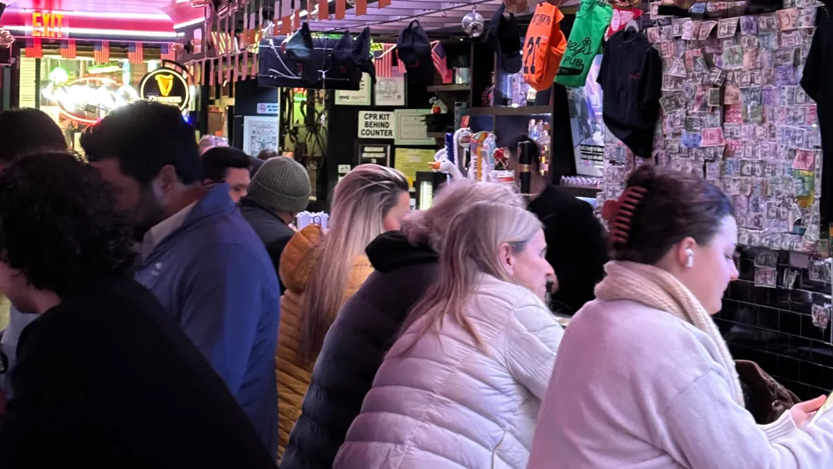 soccer game viewing pub Times Square NYC
