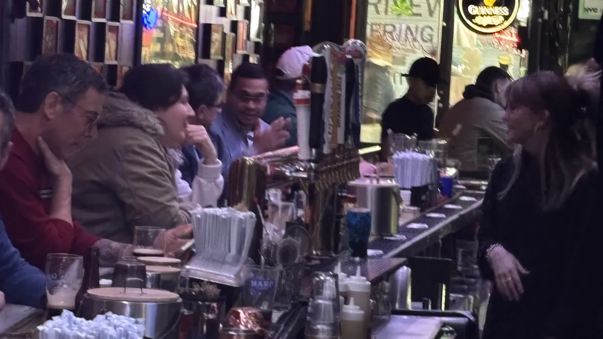 College Football Bar Atmosphere