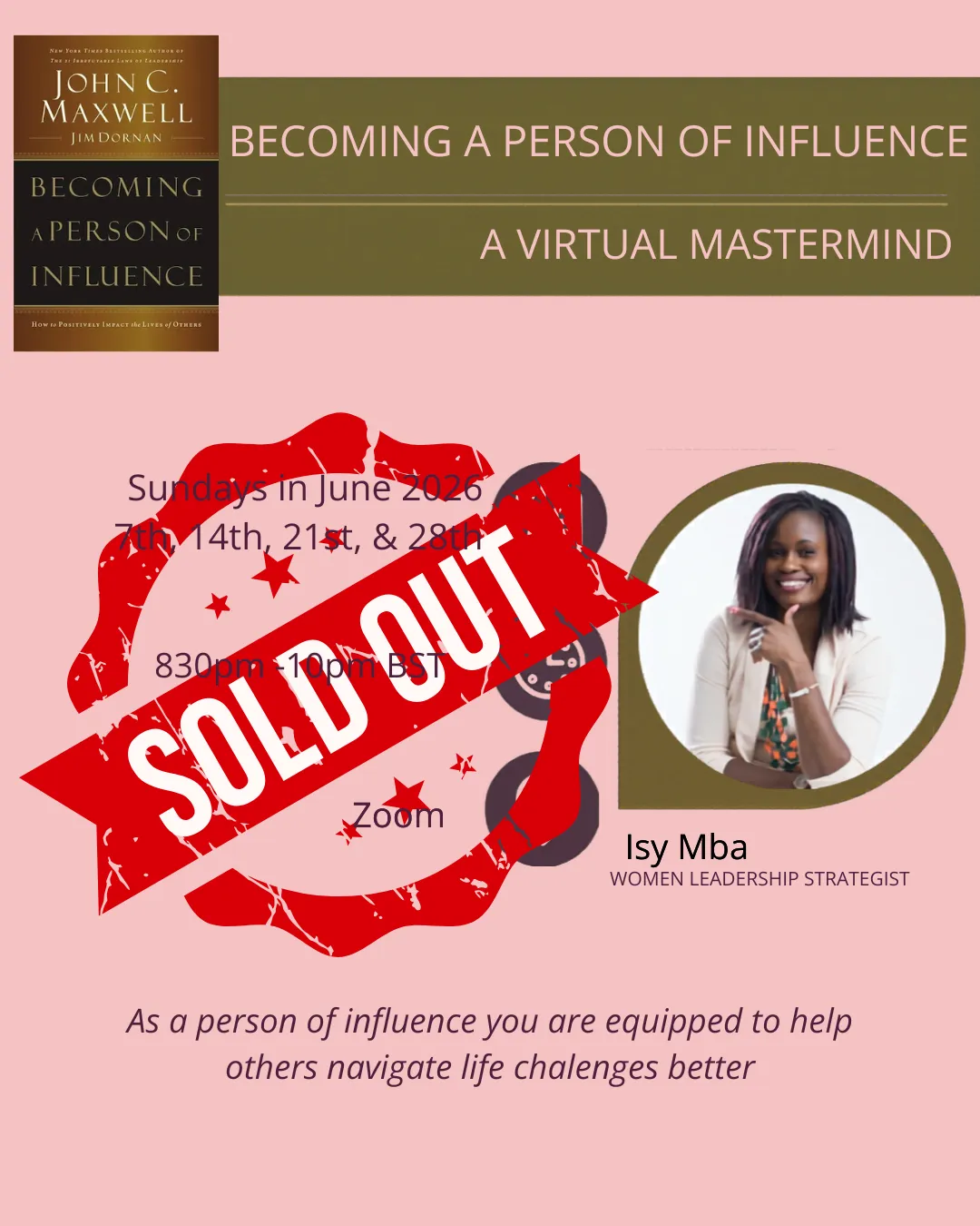 Becoming a Person of Influence