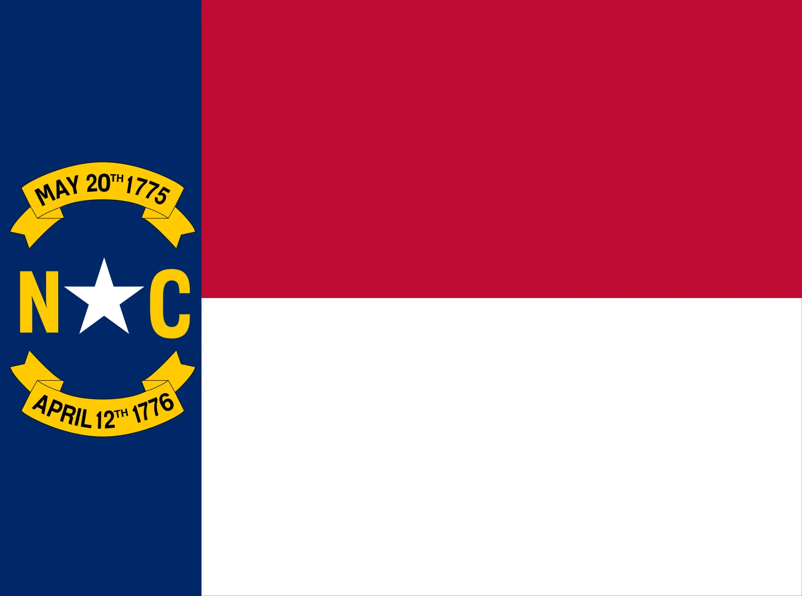 the North Carolina state flag