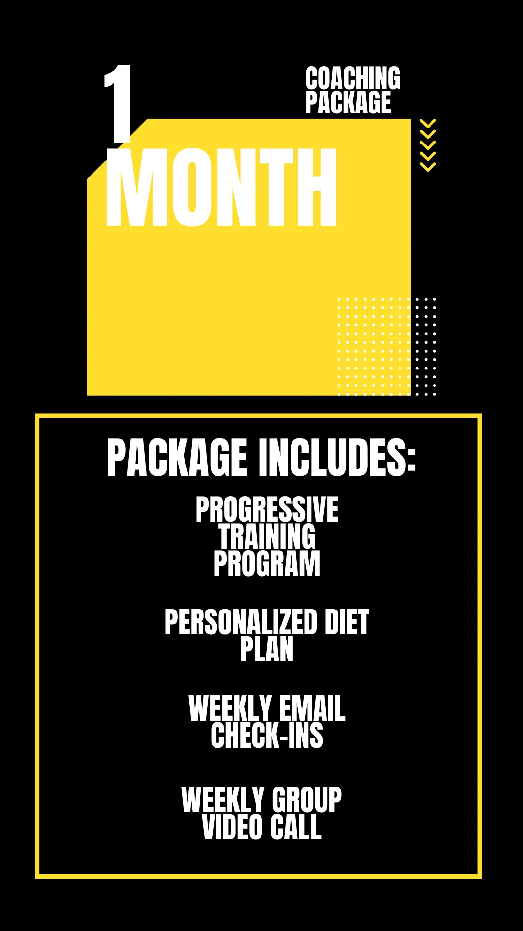 1 Month Online Coaching