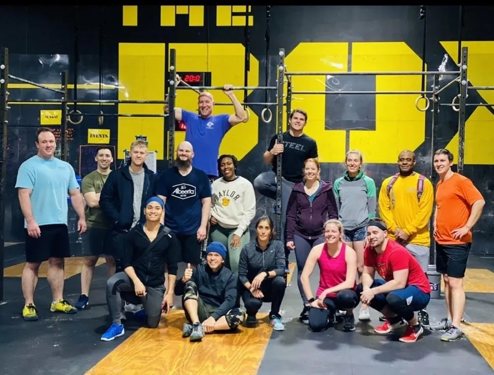 Fit 901 community group photo at the Memphis training facility