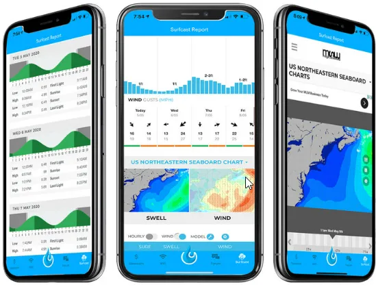 AquaVue App Live SurfCast 