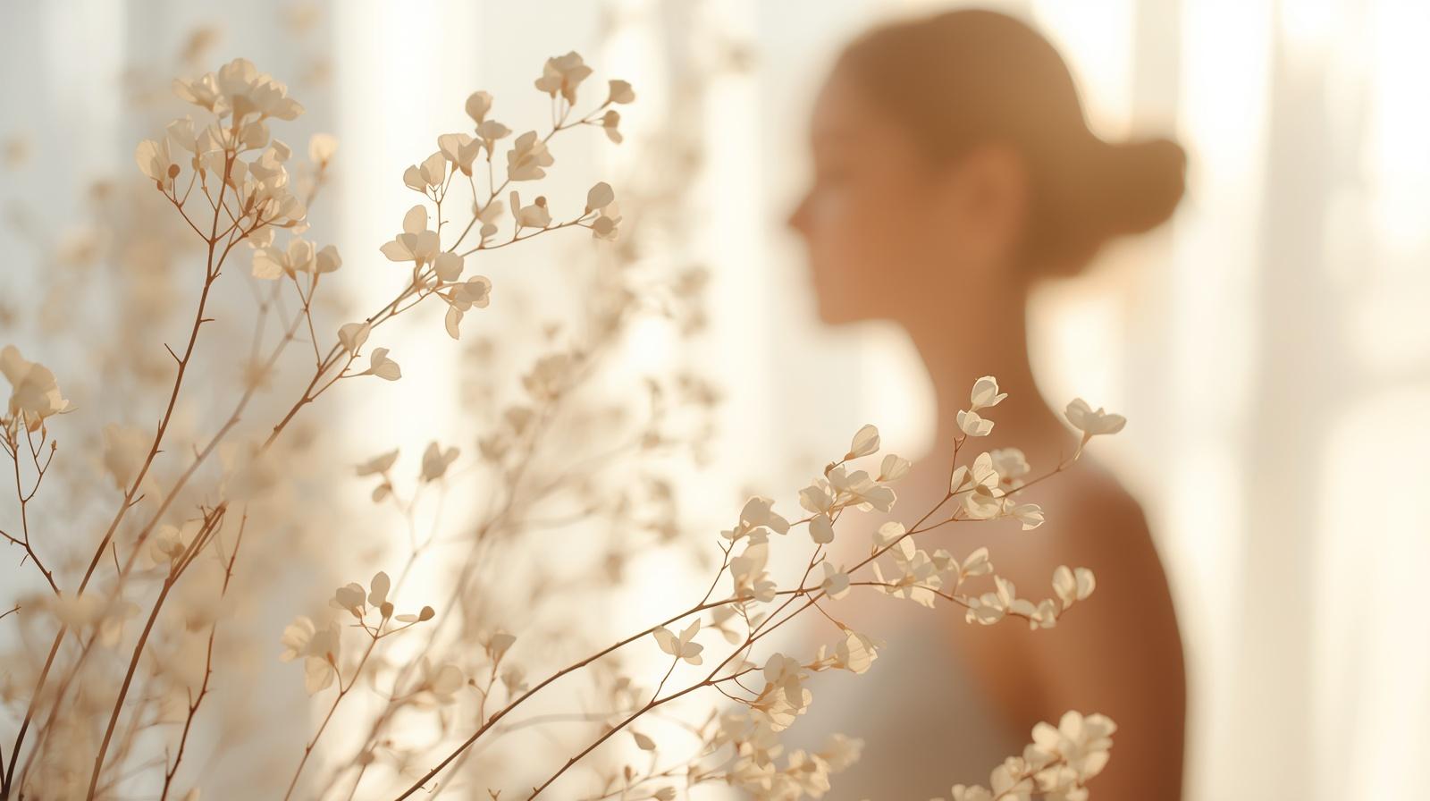 Blurred image of a woman