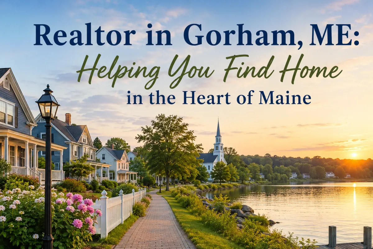 Realtor in Gorham, ME helping buyers and sellers find homes across Gorham, Scarborough, Westbrook, Windham, Buxton, and Standish.