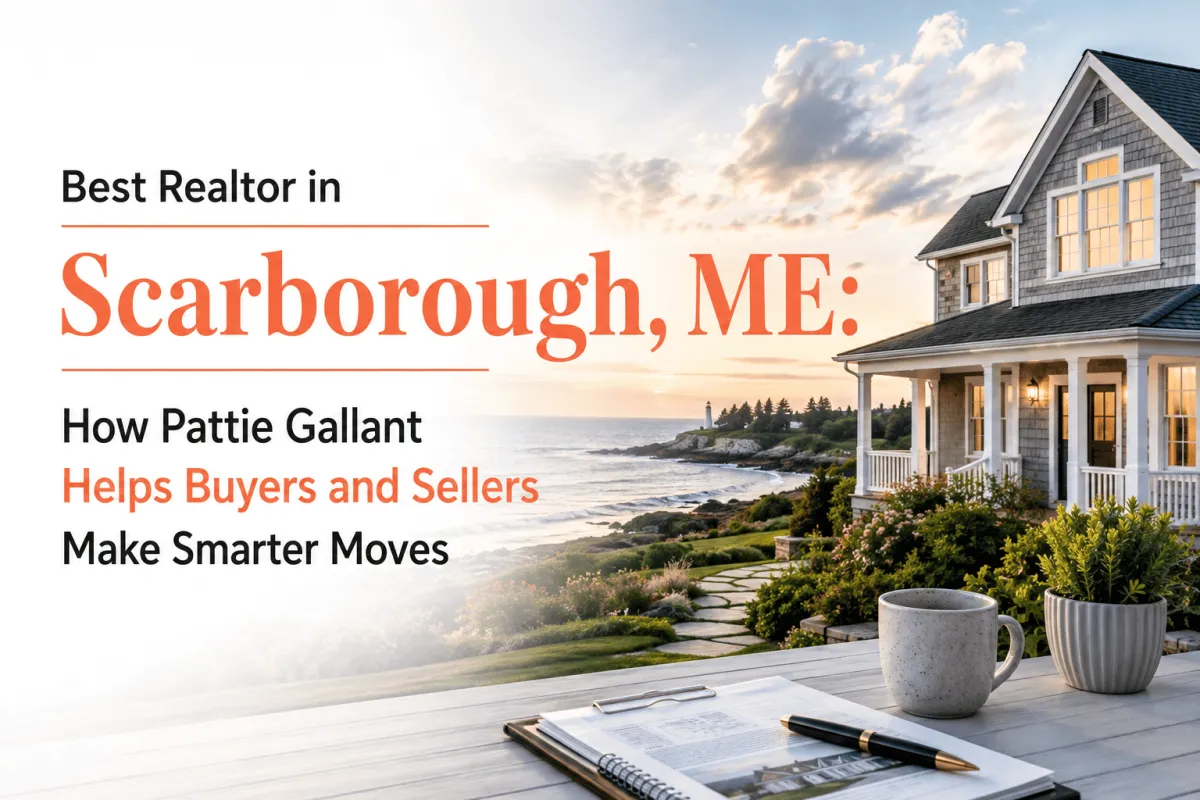 Best Realtor in Scarborough ME Pattie Gallant helping buyers and sellers make informed home decisions