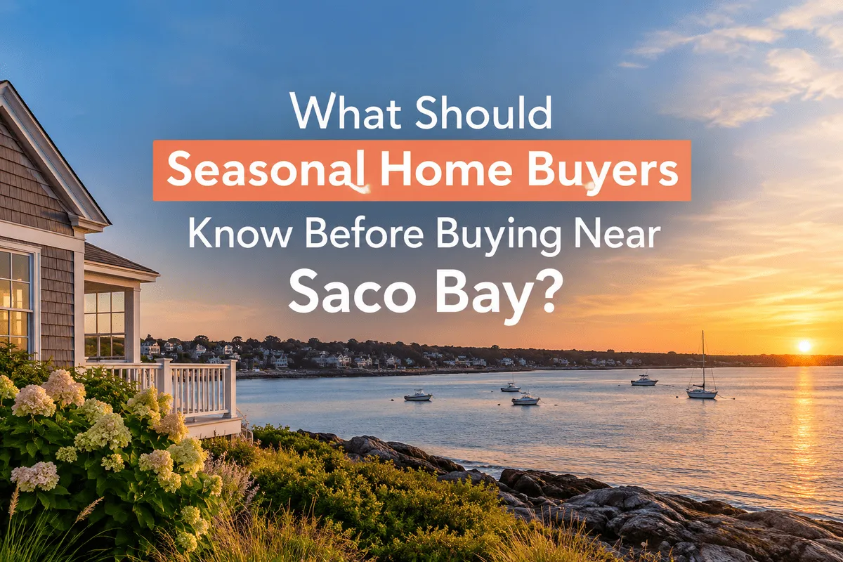Seasonal home buying near Saco Bay Maine