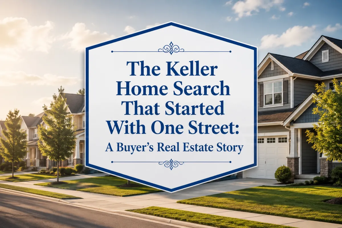 The Keller Home Search That Started With One Street: A Buyer’s Real Estate Story