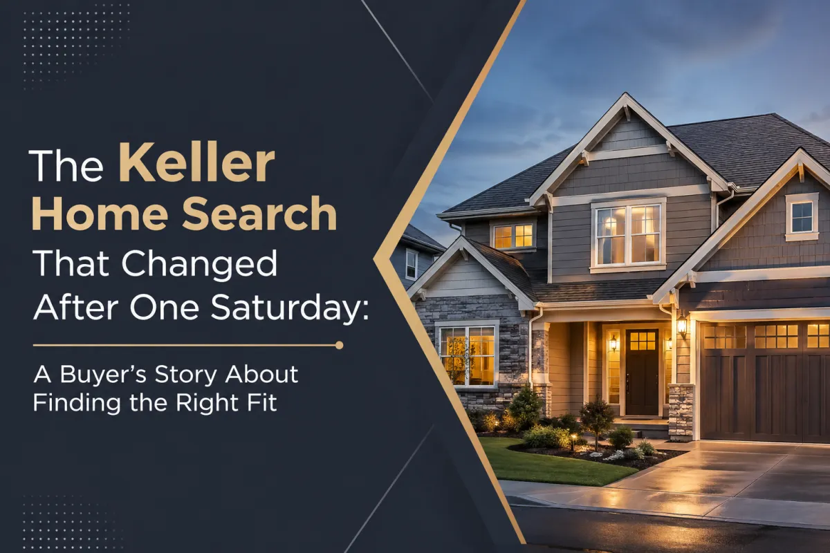 The Keller Home Search That Changed After One Saturday: A Buyer’s Story About Finding the Right Fit