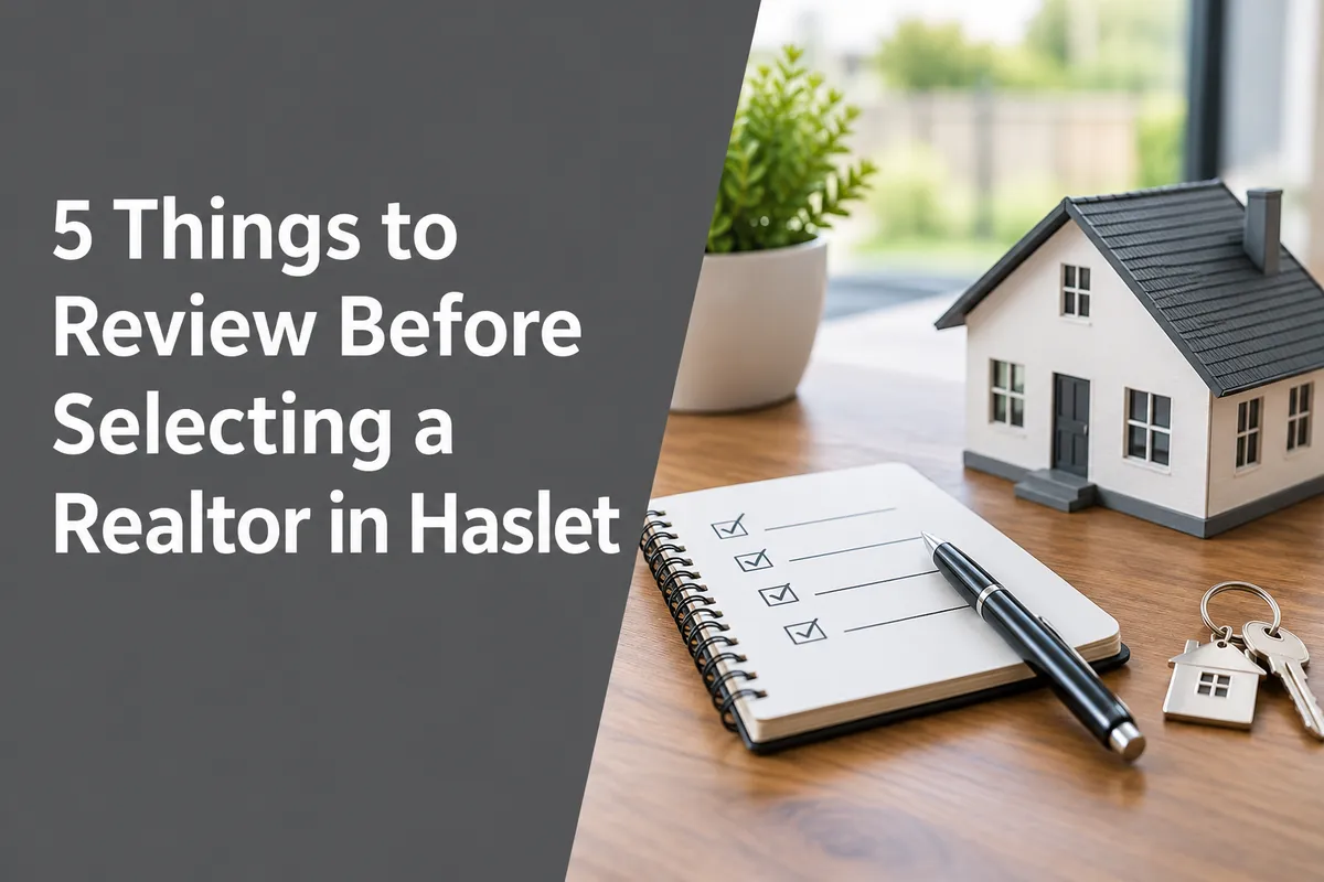 Haslet Texas home and neighborhood representing how to select a local Realtor